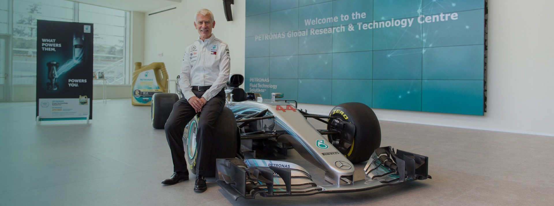 News - Carousel - PETRONAS hosts Mercedes-AMG PETRONAS Motorsport Director of Digital Engineering Transformation Geoffrey Willis at its Global R&T Centre