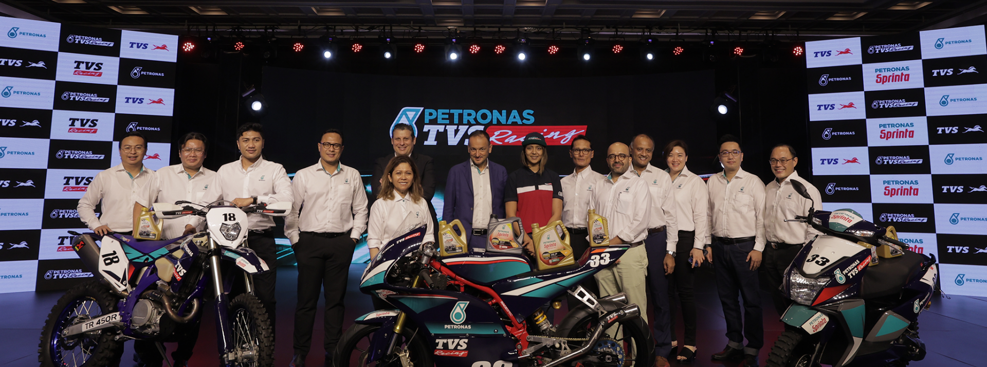 The PETRONAS TVS Racing Team will participate in all formats of domestic 2-wheeler racing