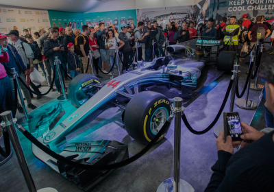 PETRONAS Stand at Formula One Italian Grand Prix Fan Zone in Monza 2019